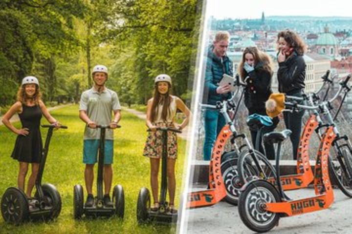 Prague Highlights Segway & E-Scooter Tour with Free Taxi Pick Up image