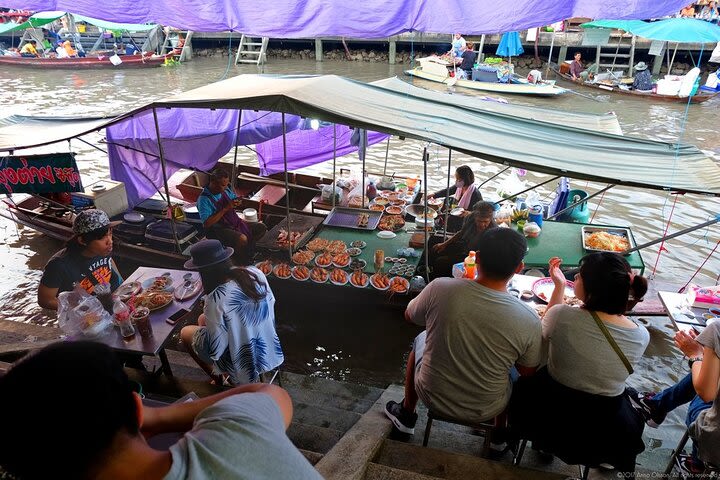 Amphawa Floating Market and Maeklong Train Market Tour image