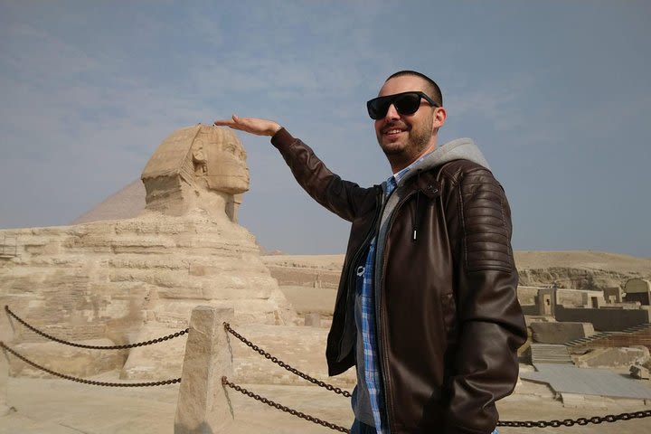 Full-day Tour in Giza Pyramids Sphinx Saqqara Memphis Dahshur image