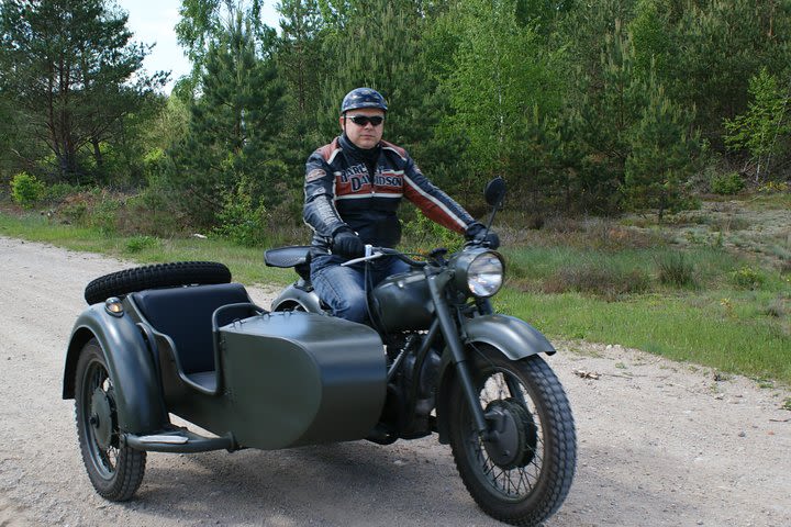 New&Old Praga Vintage sidecar motocykle trips & visit Warsaw, unique attraction! image