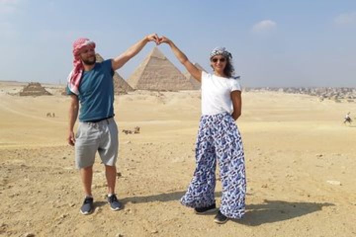 Giza Pyramids & Sphinx Half Day Private Tour With Entrance Fees image