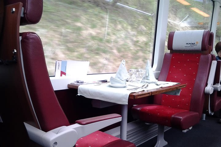 Glacier Express Panoramic Train Round Trip in one Day Private Tour from Luzern image