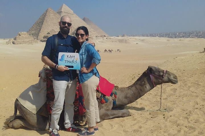 Day Tour: Giza Pyramids Sphinx Memphis and Saqqara image