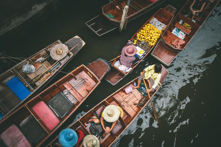 Train Market & Floating Market image