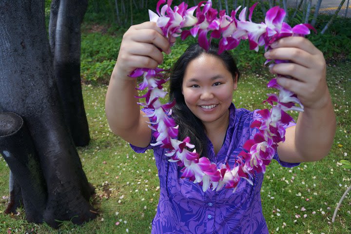 Honeymoon Airport Lei Greeting on Honolulu Oahu image