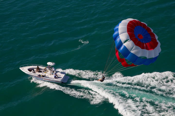 Parasailing at Smathers Beach in Key West image