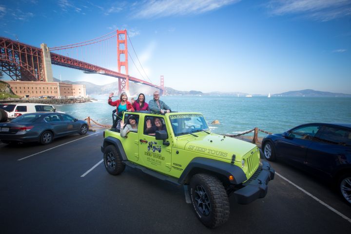 2 Hr Private SF City Tour in Open-air Jeep image