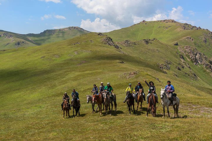 Extreme horseback riding tour at the Ketmen ridge image