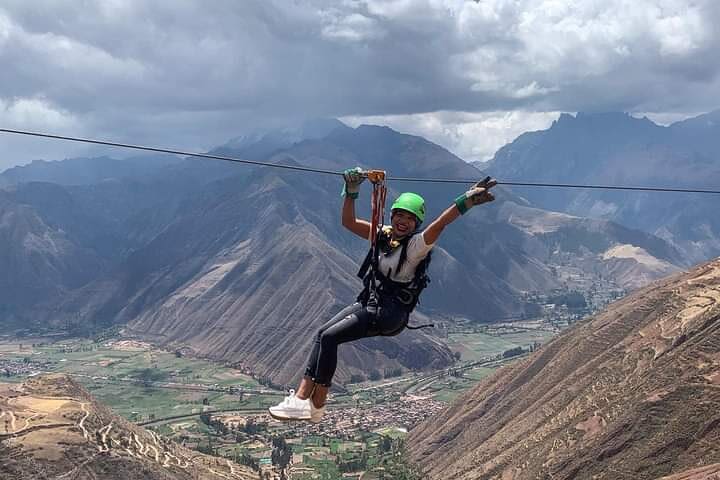 Zip line Adventure through Sacred Valley of the Incas; Cuso, Peru. image