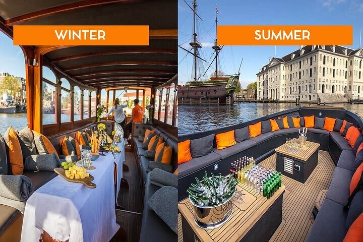 Amsterdam Canal Cruise in Luxury Canal Boat - Live Guide - from AnneFrank House image