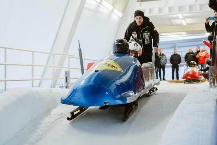 Riga (Sigulda) Winter Bobsleigh "Olympic + Vuchko" Ride - Guided with Transfers image