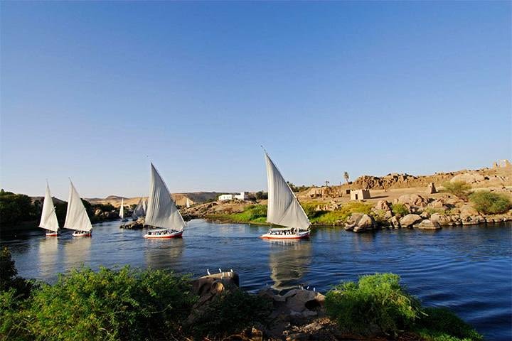  Sailing by Felucca in Aswan image