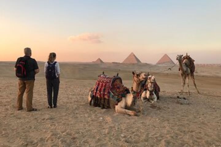 Private Tour Giza Pyramids, Memphis and Sakkara with Camel Ride  image