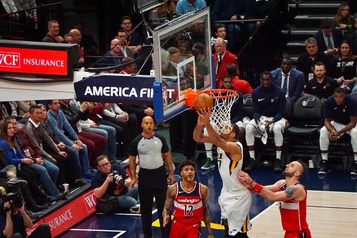 Utah Jazz Basketball Game at Delta Center image