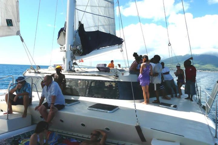 Catamaran Party Cruise to Nevis from St Kitts (Reconfirm 48hrs prior) image