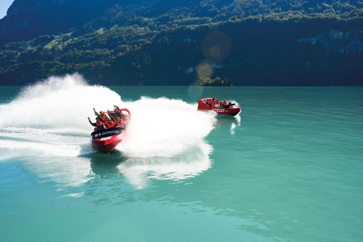 Lausanne to Interlaken Day Trip with Jetboat Ride image
