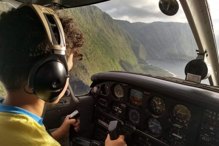 Majestic Molokai Sea Cliffs -Private- Discovery Flight for up to 3 people image