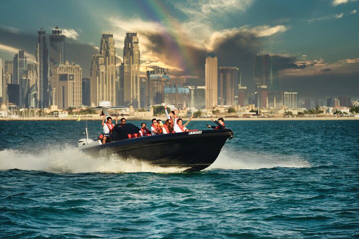 90 Minutes Speedboat Tour : Dubai Marina, Atlantis Hotel, Burj Al Arab, Palm image