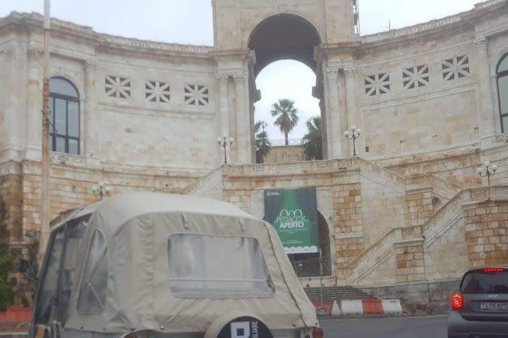 Tour Ape Calessino (TUK TUK) of the 4 historic districts of Cagliari image