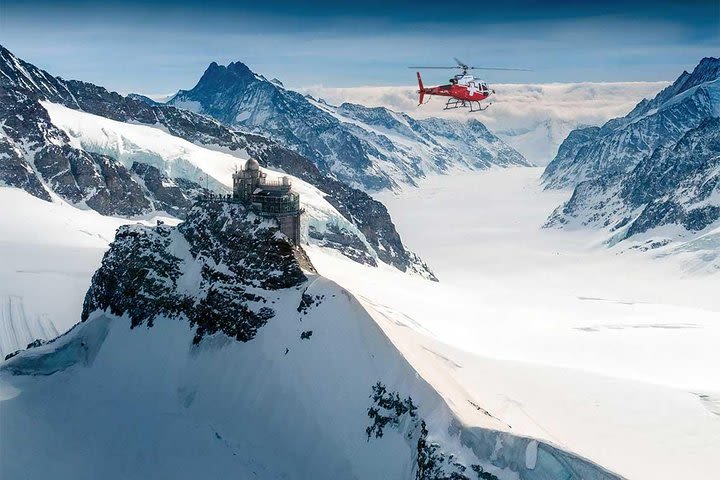 Jungfraujoch Top of Europe by Helicopter and hotel pick up one way image