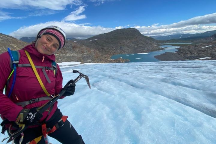 From Mosjøen: Glacier Hike on Blue Ice Okstinden Glacier image