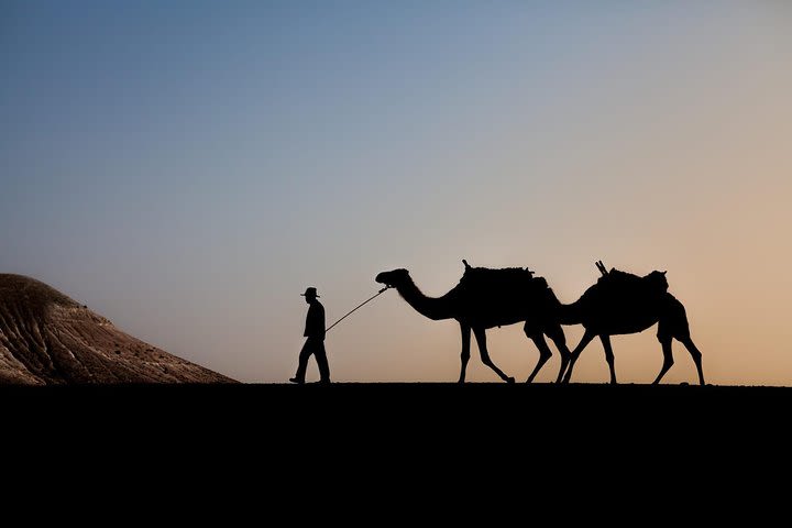  Sun set camel ride in Agafay desert image