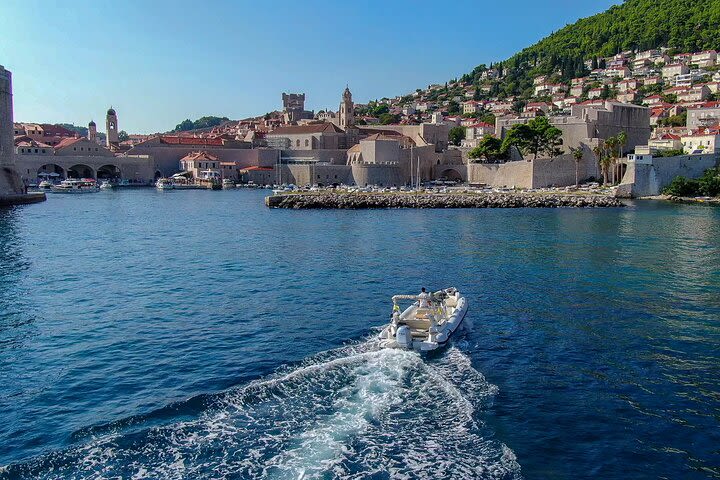 Sea Side Panorama of Dubrovnik and City Walls image