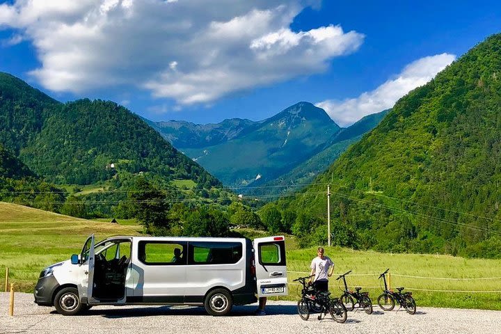 E-bike experience along mountain pearl and Soča river - transfer from Ljubljana image