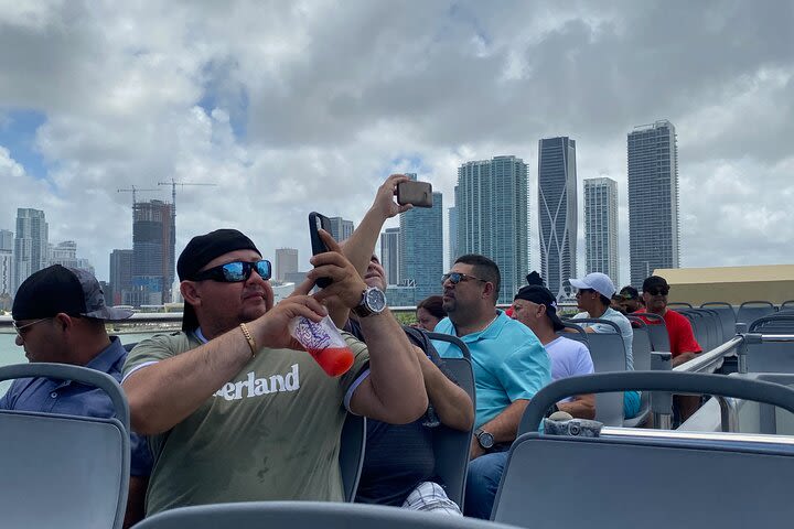 Double Decker Sightseeing Bus Tour of Miami in English & Spanish image