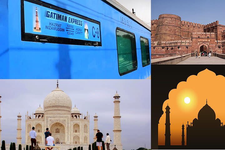 Full Day Taj Mahal & Agra Tour from Delhi by Express Train image