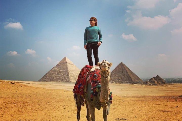 Camel Ride arround Pyramids of Giza image