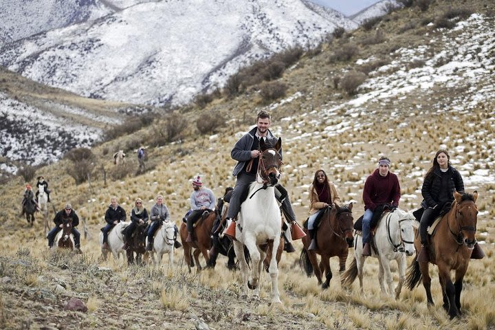 Horseback riding Quebrada del Condor in the Mendoza Andes image