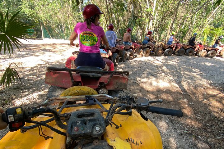 ATV´s Tours in Cancun, Zip lines, Cenote, Round transportation image