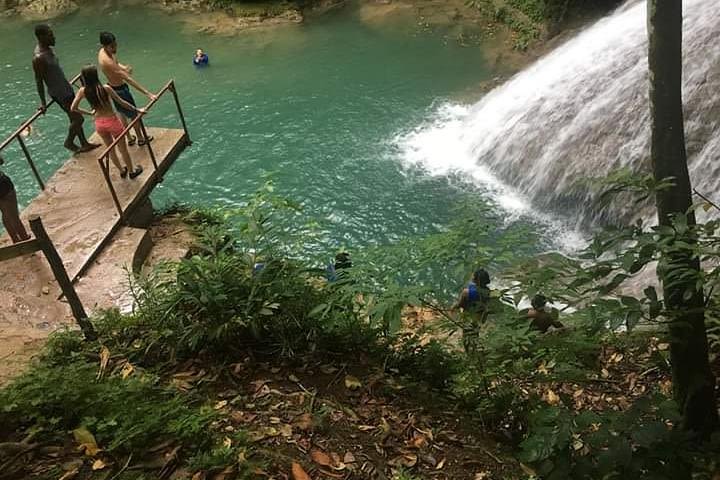 Blue Hole is unique for its natural habitat and great waterfalls image