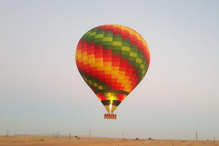 Dubai Hot Air Balloon Ride, Falconry and Camel Ride with Gourmet Breakfast image