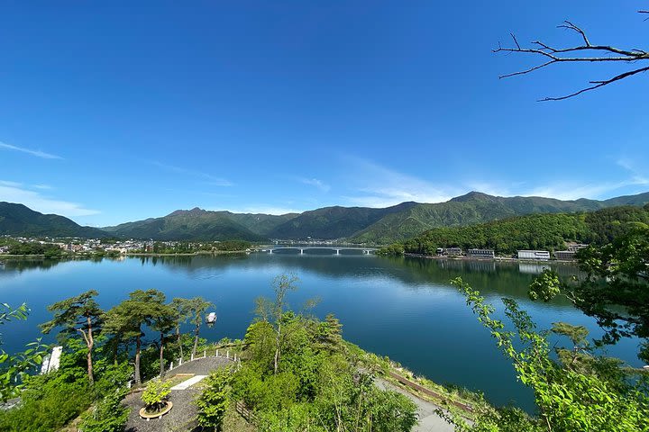 Breathtaking Mt Fuji views easy bike tour at Kawaguchiko, Fuji Five Lakes image