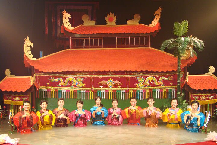 3-hour Dinner cruise on Saigon river plus Cyclo & Water puppet show evening  image