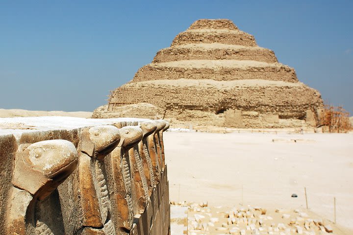 Giza pyramids, Sakkara, Memphis day tour with Lunch image