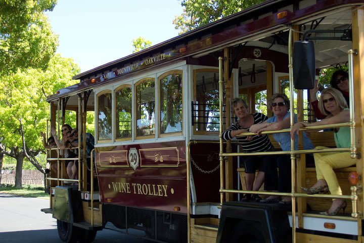 Napa Valley Open Air Wine Trolley Tour with Lunch image