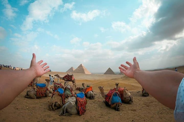 Cairo tour/ Layover from Cairo airport to Giza Pyramids & Sphinx (flexible day)  image