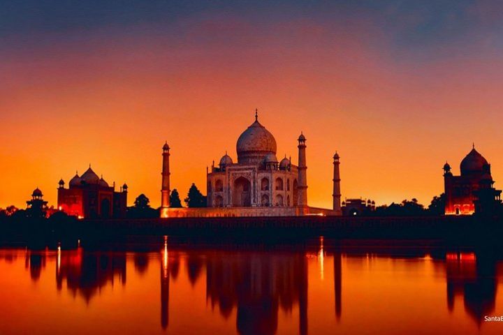 Taj Mahal Sunrise & Sunset Overnight Tour image