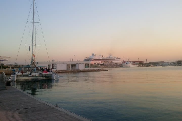 Valencia Sunset Cruise with Dinner at the Beach image