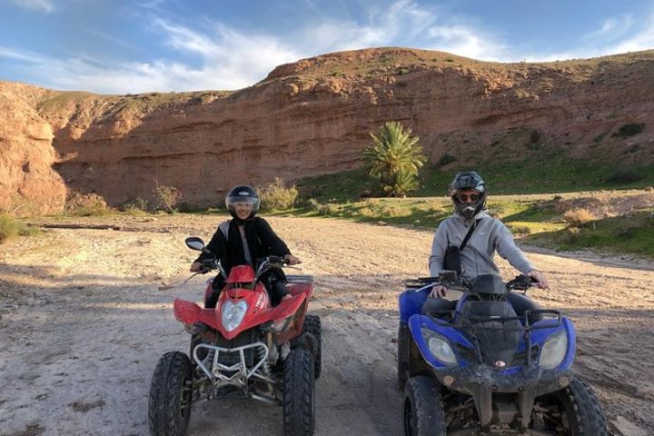 Quad biking off roads image