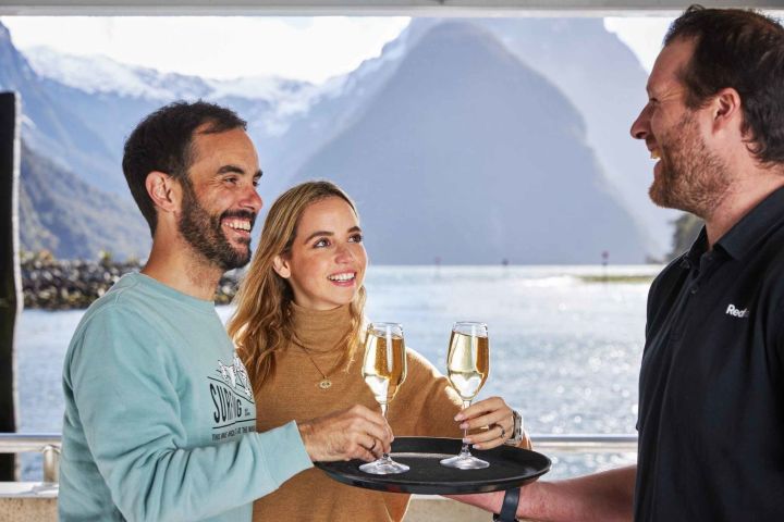 Milford Sound: Premium Small Group Cruise with Canape Lunch image