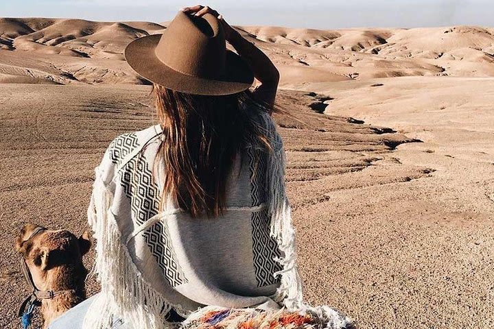 Ethical Camel Ride at Agafay Desert in Marrakech image