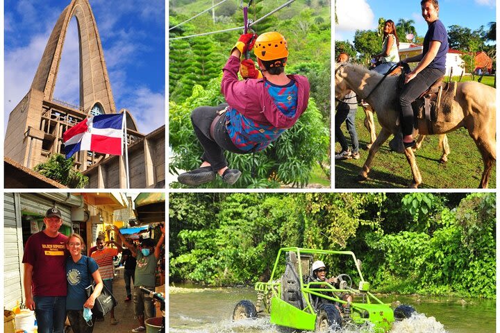 City Tour with Horseback Riding, Zipline, and Dune Buggy at the Countryside image