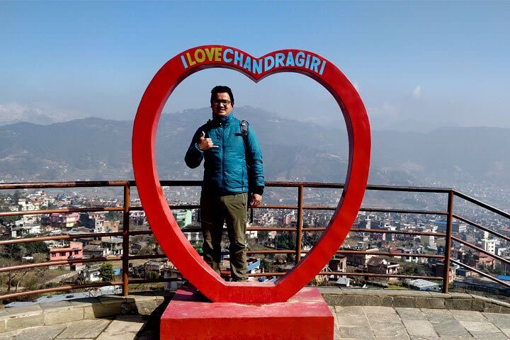 Chandragiri Hill Day tour, Moutain and valley Panoramic view  image