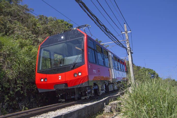 Half Day in Rio Christ by Train, Maracanã, Sambadrome, Cathedral & Selarón Steps image