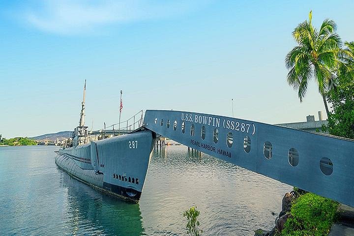 Battleships Pearl Harbor World War II Start to End from Kahului, Maui image