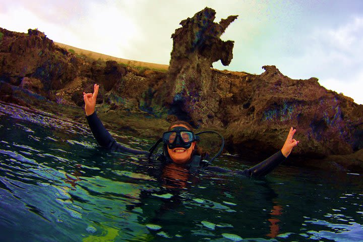 Snorkeling in a Wonderful Volcanic Bay image